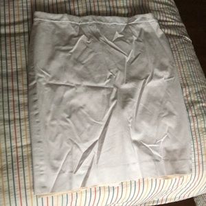 White JCrew pencil skirt size 12